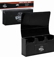 Monster Triple  Deck Box - Black